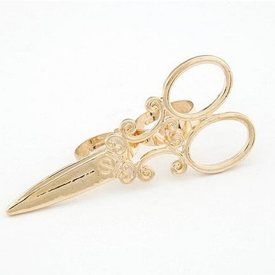 The golden scissors.