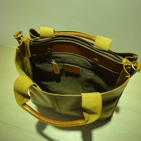 Scotch Leather Tote Bag - Thumbnail 4