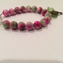  Ivy Leaf Bracelet ( Pink and Green) -2