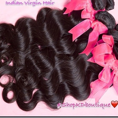 Virgin indian hair- 14,16,18 
