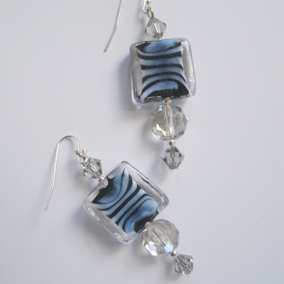 Animal print earrings