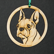 Boston Terrier Ornament