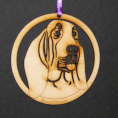 Basset hound ornament