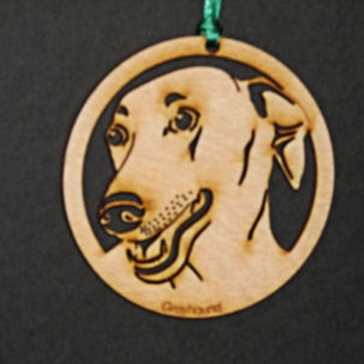 Greyhound ornament