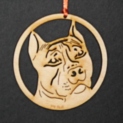 Pit bull ornament - Thumbnail 4