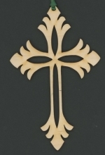 Cross 13 -Christian Wood Ornament
