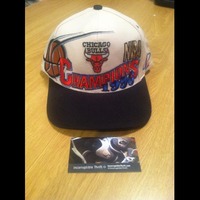 1996 Chicago Bulls Championship Locker Room Vintage Snapback - Thumbnail 1