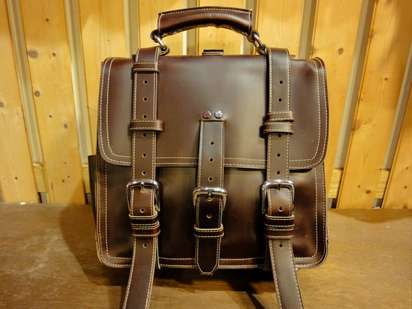 B-Night Leather Messenger