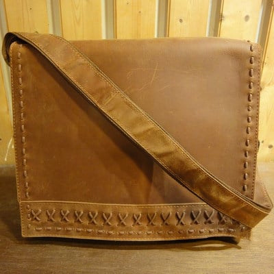 Country life messenger bag - vintage
