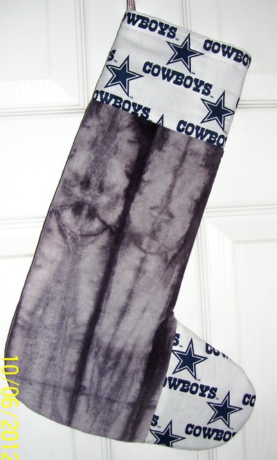 Dallas cowboys christmas stocking 1