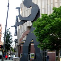 Seattle Theme QR Code T-Shirt *Also Available in Women's White - Thumbnail 4