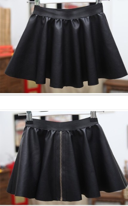 Faux Leather Skirt
