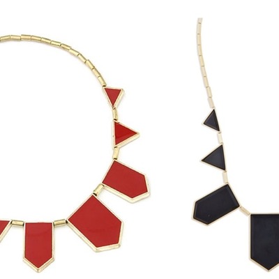 Salima triangle necklace