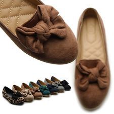 Ollio loafers ballet flats faux-suede ribbon multi colored shoes