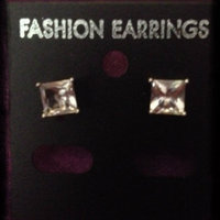 Adorable 2 CT Princess Cut White Topaz Stud Earrings - Thumbnail 4
