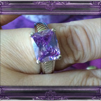 Gorgeous Tourmaline Silver plated ring size 7.5 - Thumbnail 3