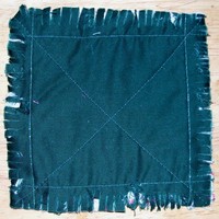 White and Red Poinsettias on Green Coaster Set - Thumbnail 4