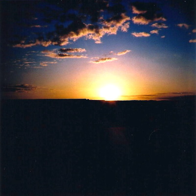 Amanecer en el desierto