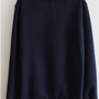 Blue Cotton Women Fashion Round Neck Long Sleeve New Autumn Style Hoodie One Size NC309-2-8441-34bl-1