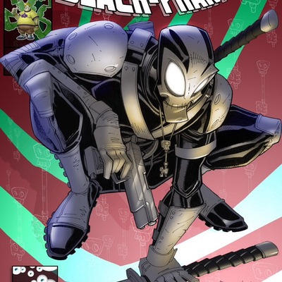 The black phantom 12x18 print