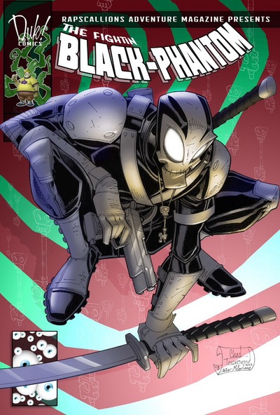 The Black Phantom 12x18 Print