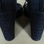 Fendi Black Monogrammed Wedges-2