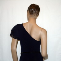 Single-shoulder gown - Thumbnail 1