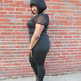 Black Mesh Jumpsuit-1