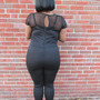 Black Mesh Jumpsuit-2