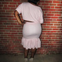 Blush Crop Top & Flirty Skirt Set-3