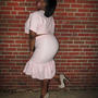 Blush Crop Top & Flirty Skirt Set-2