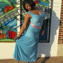 Blue Mermaid Dress-4