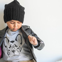 The French Bulldog Gray T-Shirt - Thumbnail 3