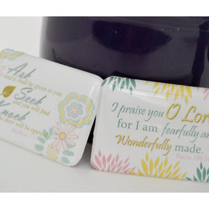 Large Scripture Glass Magnet Set