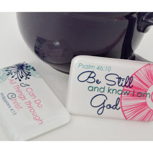 Large Scripture Glass Magnet Set