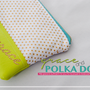 Grace & Polka Dots Wristlet (Lime & Turquoise) - Thumbnail 2