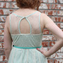 Mint Lace Dress with Belt-2
