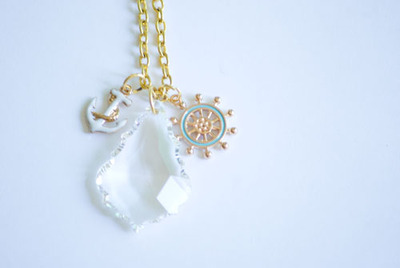 Nautical Crystal Necklace