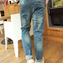 Blue Autumn Style Men Fashion Jeans Cowboy Feet Pants S/M/L/XL/XXL/XXXL 990SJ-A101-80bl -3