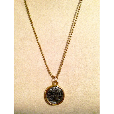 Greek coin replica pendant necklace