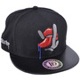 Filthy Dripped Snapback Hat Black Tongue Logo-1