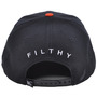 Filthy Dripped Snapback Hat Black Tongue Logo-2