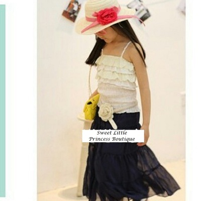 New 2013 hot sale baby girls long skirt kids children beach wear 