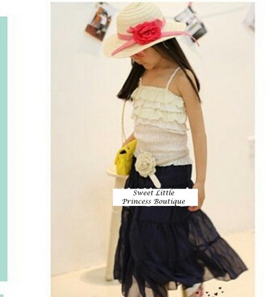 New 2013 hot sale baby girls long skirt kids children beach wear 