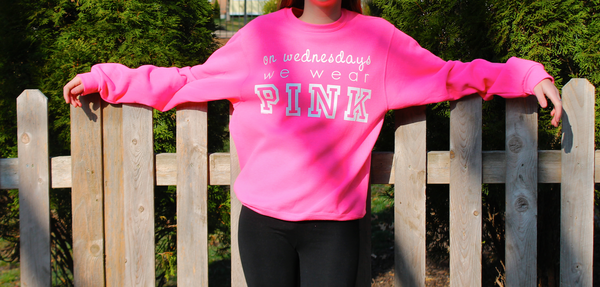 On Wednesdays we wear Pink Crew Neck