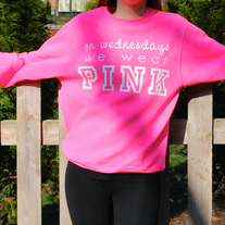 On Wednesdays we wear Pink Crew Neck