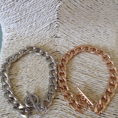 Ranie - link bracelet w/ toggle clasp