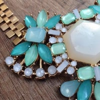 Emily - Sunburst Necklace (Mint) - Thumbnail 1