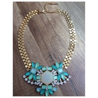 Emily - Sunburst Necklace (Mint) - Thumbnail 2