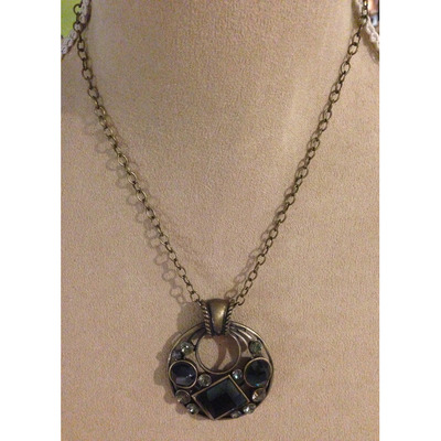 Brass Multi Gem Pendant*